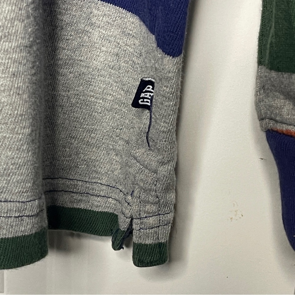 Vintage 2001 Gap Rugby Long Sleeve Boys Size XXL Mens Small XS Striped 3 Katseye - Picture 5 of 9